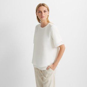 *NWT* Short Sleeve Overlay Top